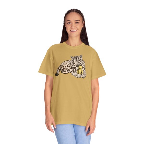 Snuggly Jaguar Mediumweight T-Shirt - Image 10