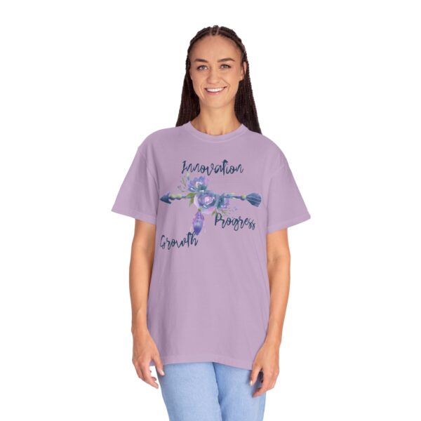 Innovation, Progress, Growth - Right Arrow Mediumweight T-Shirt - Image 14
