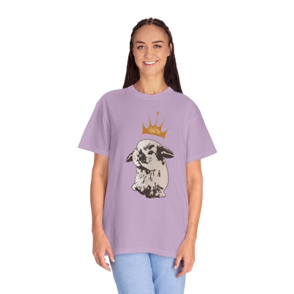 Grumpy Bunny with Crown Mediumweight T-Shirt - Image 10