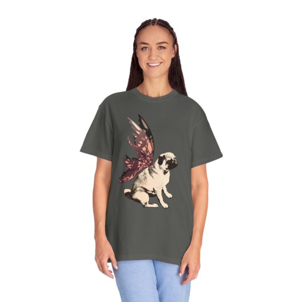 Fairy Pug Mediumweight T-Shirt - Image 18