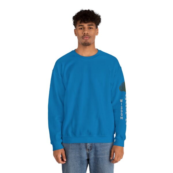 Wisdom, Awakening, Enlightenment - Bodhi Leaf Crewneck Sweatshirt - Image 19