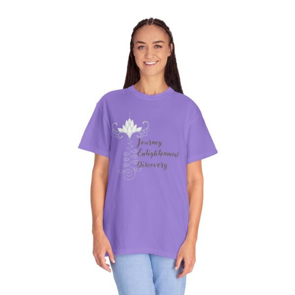 Journey, Enlightenment, Discovery - Unalome Lotus Midweight Shirt - Image 19