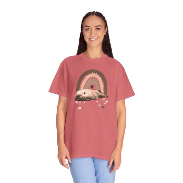 Boho Blobfish Rainbow Mediumweight T-Shirt - Image 19