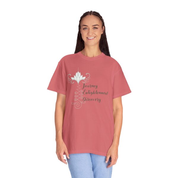 Journey, Enlightenment, Discovery - Unalome Lotus Midweight Shirt - Image 15