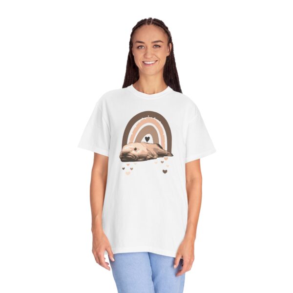 Boho Blobfish Rainbow Mediumweight T-Shirt - Image 6
