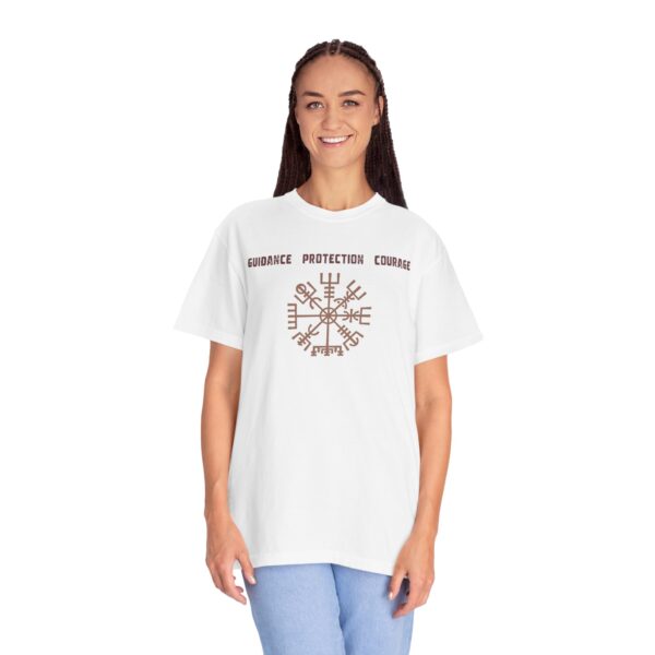 Guidance, Protection, Courage - Vegvisir Mediumweight T-Shirt - Image 6