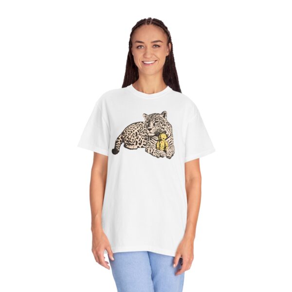 Snuggly Jaguar Mediumweight T-Shirt - Image 6