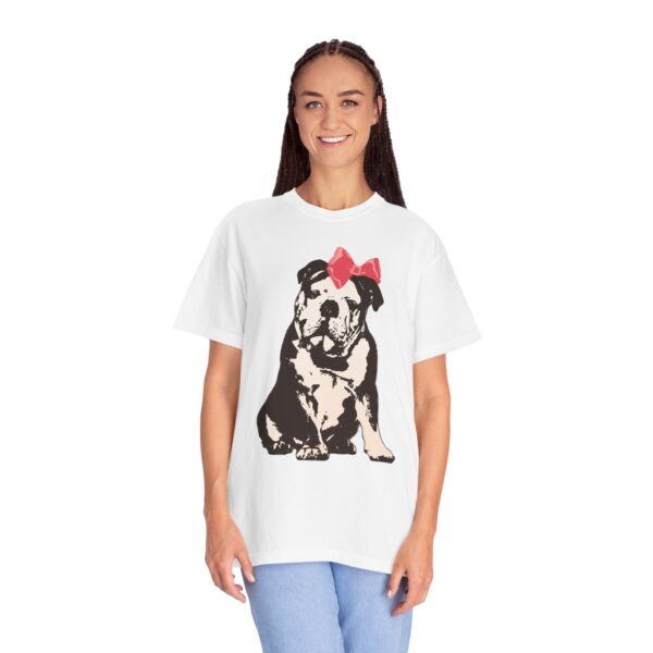 Sitting Pretty English Bulldog Mediumweight T-Shirt - Image 6