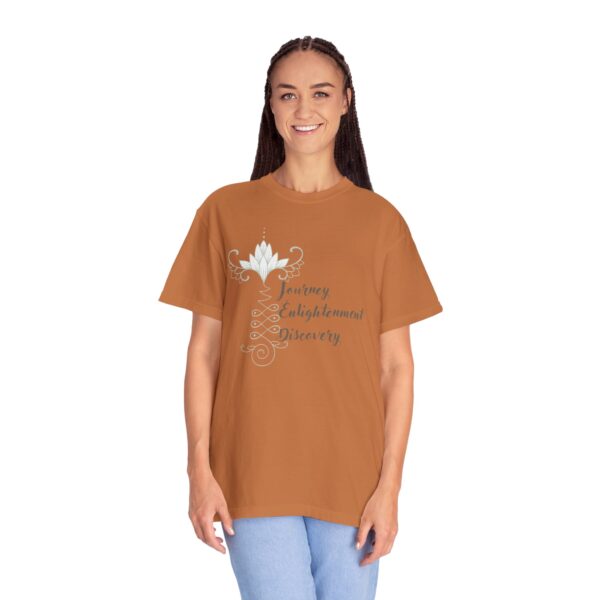 Journey, Enlightenment, Discovery - Unalome Lotus Midweight Shirt - Image 10