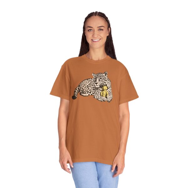 Snuggly Jaguar Mediumweight T-Shirt - Image 14