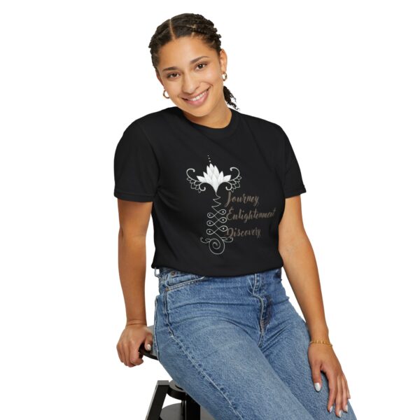 Journey, Enlightenment, Discovery - Unalome Lotus Midweight Shirt - Image 22