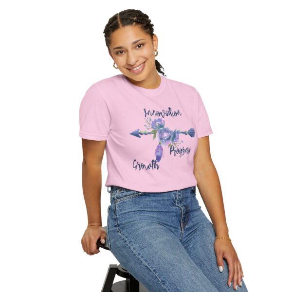 Innovation, Progress, Growth - Right Arrow Mediumweight T-Shirt - Image 10