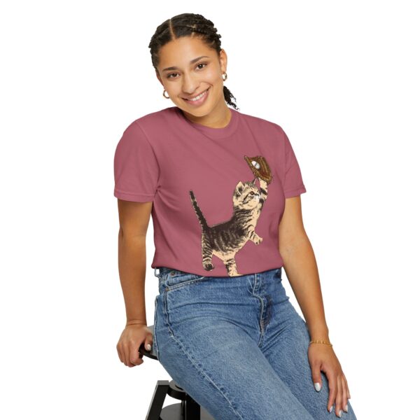 Baseball Kitten Mediumweight T-Shirt - Image 23