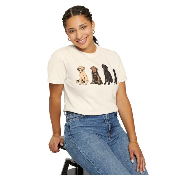 The Labrador Rainbow Mediumweight T-Shirt - Image 10