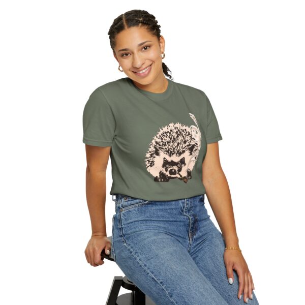 Grandpa Hedgehog Mediumweight T-Shirt - Image 19