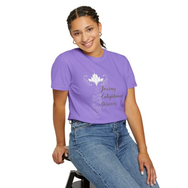 Journey, Enlightenment, Discovery - Unalome Lotus Midweight Shirt - Image 18