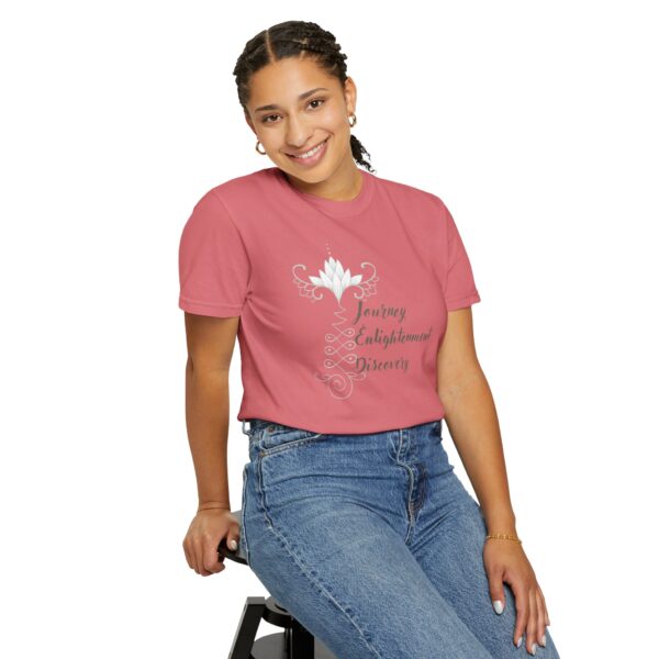Journey, Enlightenment, Discovery - Unalome Lotus Midweight Shirt - Image 14