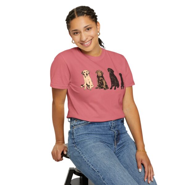 The Labrador Rainbow Mediumweight T-Shirt - Image 23