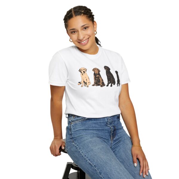 The Labrador Rainbow Mediumweight T-Shirt - Image 6