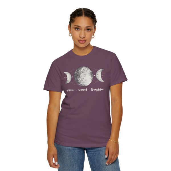 Perceive, Connect, Transform - Moon Phases Mediumweight T-Shirt - Image 11