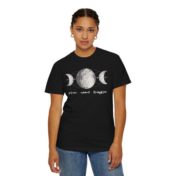 Perceive, Connect, Transform - Moon Phases Mediumweight T-Shirt - Image 6