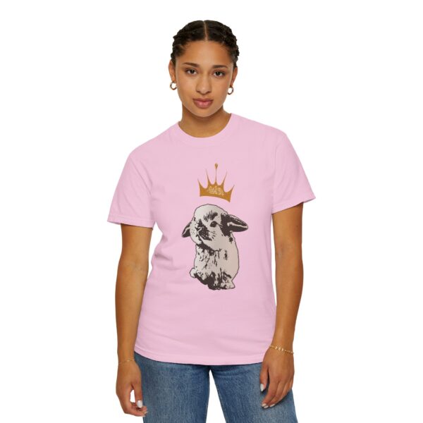 Grumpy Bunny with Crown Mediumweight T-Shirt - Image 14