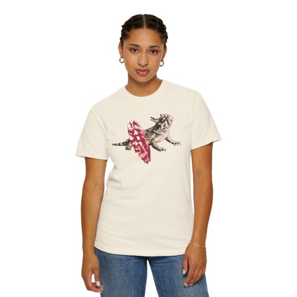 Dancing Horned Lizard Mediumweight T-Shirt - Image 10