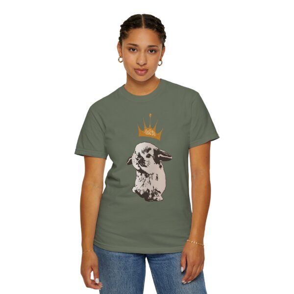 Grumpy Bunny with Crown Mediumweight T-Shirt - Image 22