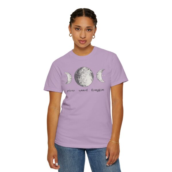 Perceive, Connect, Transform - Moon Phases Mediumweight T-Shirt - Image 15