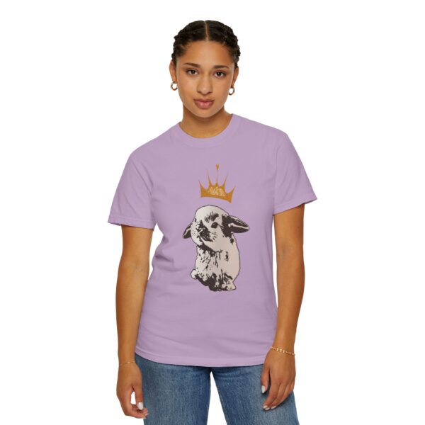 Grumpy Bunny with Crown Mediumweight T-Shirt - Image 9