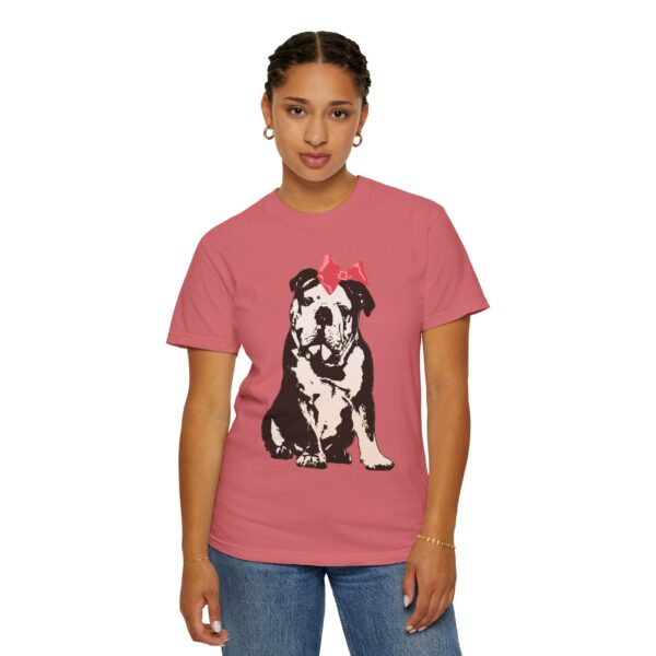 Sitting Pretty English Bulldog Mediumweight T-Shirt - Image 14