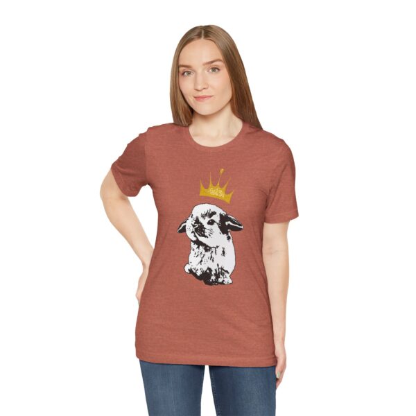 Grumpy Bunny with Crown Lightweight T-Shirt - Image 13
