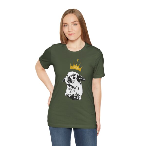 Grumpy Bunny with Crown Lightweight T-Shirt - Image 18