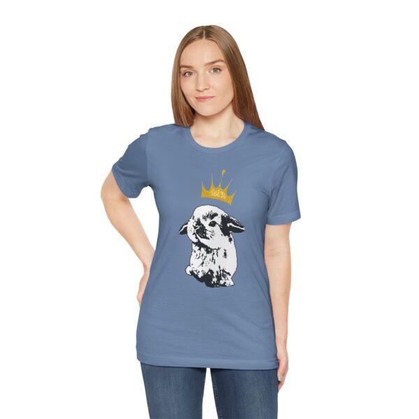 Grumpy Bunny with Crown Lightweight T-Shirt - Image 22