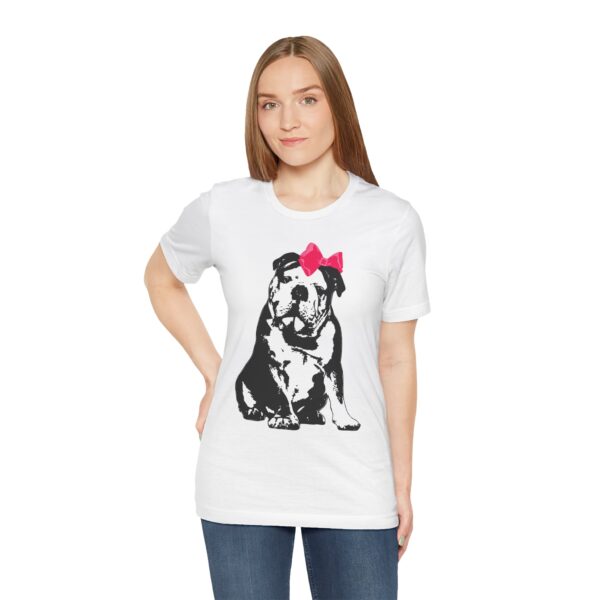 Sitting Pretty English Bulldog Lightweight T-Shirt - Image 7