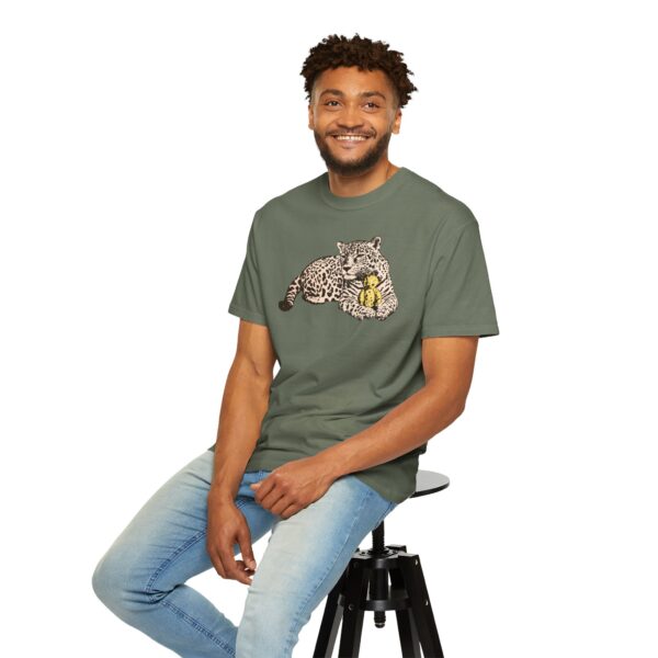 Snuggly Jaguar Mediumweight T-Shirt - Image 17