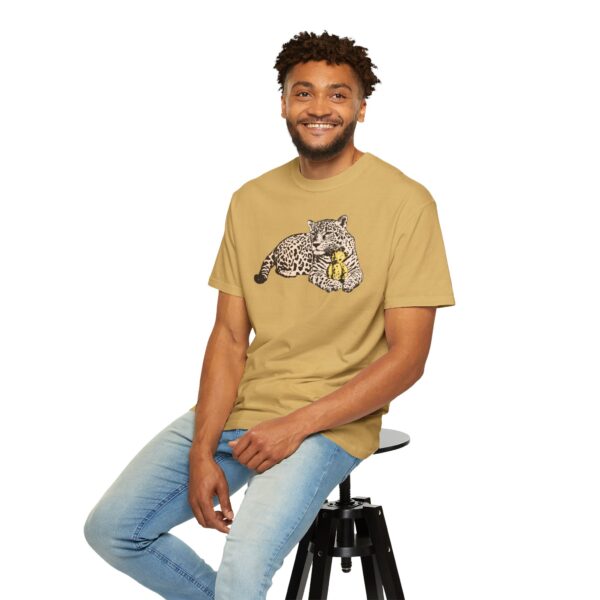Snuggly Jaguar Mediumweight T-Shirt - Image 9