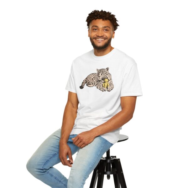 Snuggly Jaguar Mediumweight T-Shirt - Image 5