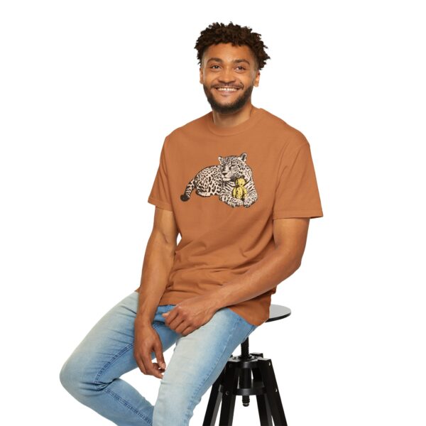 Snuggly Jaguar Mediumweight T-Shirt - Image 13