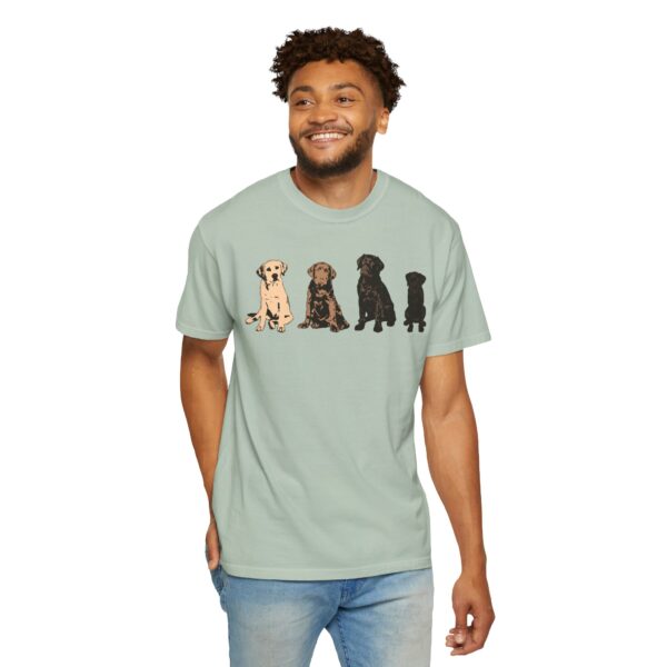 The Labrador Rainbow Mediumweight T-Shirt - Image 13