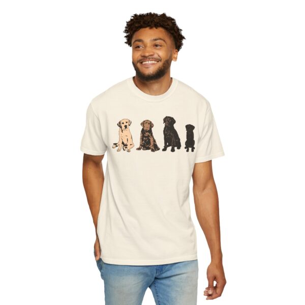 The Labrador Rainbow Mediumweight T-Shirt - Image 9