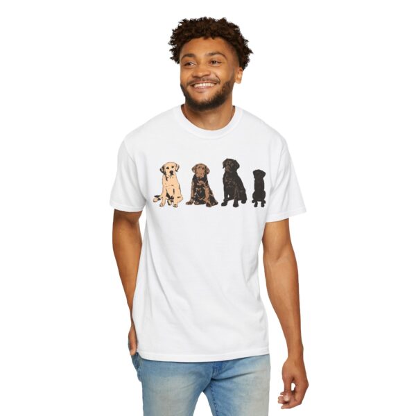 The Labrador Rainbow Mediumweight T-Shirt - Image 5