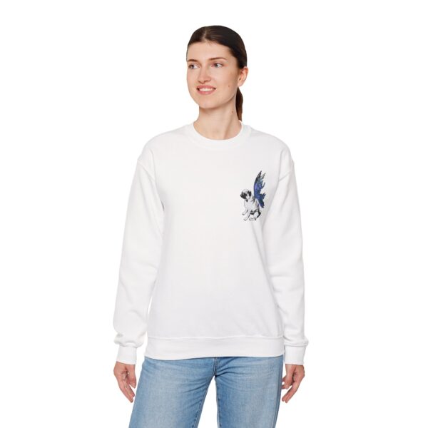 Fairy Pug Crewneck Sweatshirt - Image 5