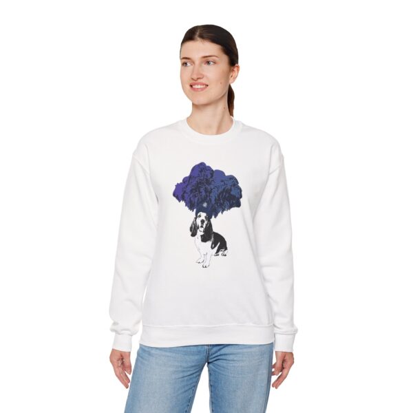 Basset Hound Performer Crewneck Sweatshirt - Image 6