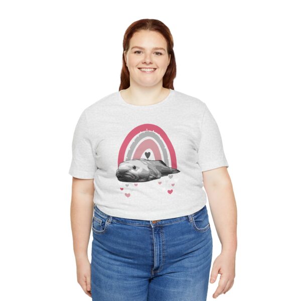 Boho Blobfish Rainbow Lightweight T-Shirt - Image 11