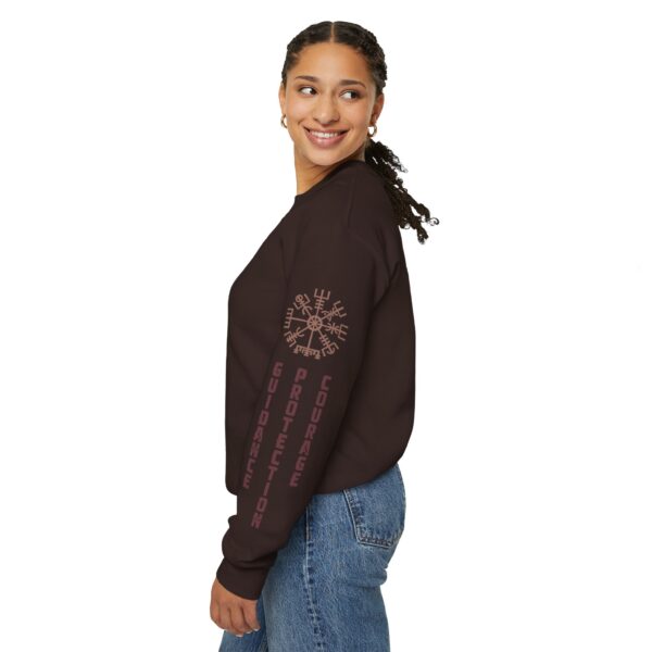 Guidance, Protection, Courage - Vegvisir Crewneck Sweatshirt - Image 16