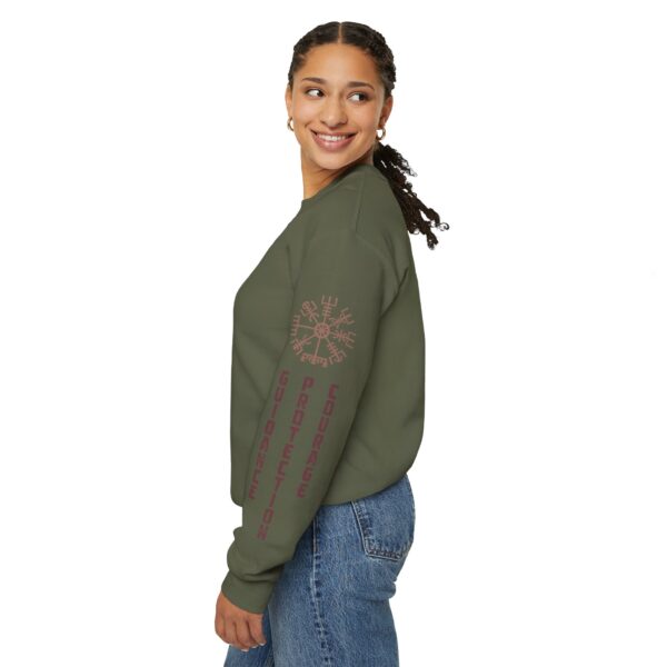 Guidance, Protection, Courage - Vegvisir Crewneck Sweatshirt - Image 12