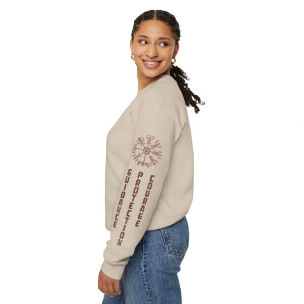 Guidance, Protection, Courage - Vegvisir Crewneck Sweatshirt - Image 8