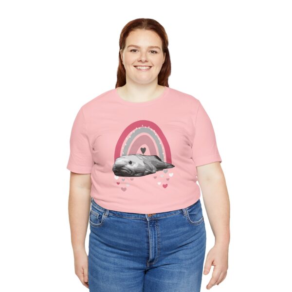 Boho Blobfish Rainbow Lightweight T-Shirt - Image 23