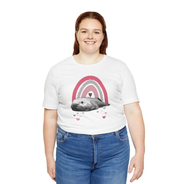 Boho Blobfish Rainbow Lightweight T-Shirt - Image 7
